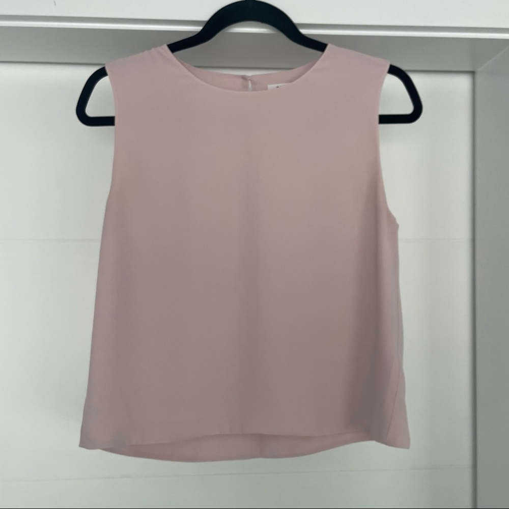 Babaton Blush Pink Sleeveless Shell Top